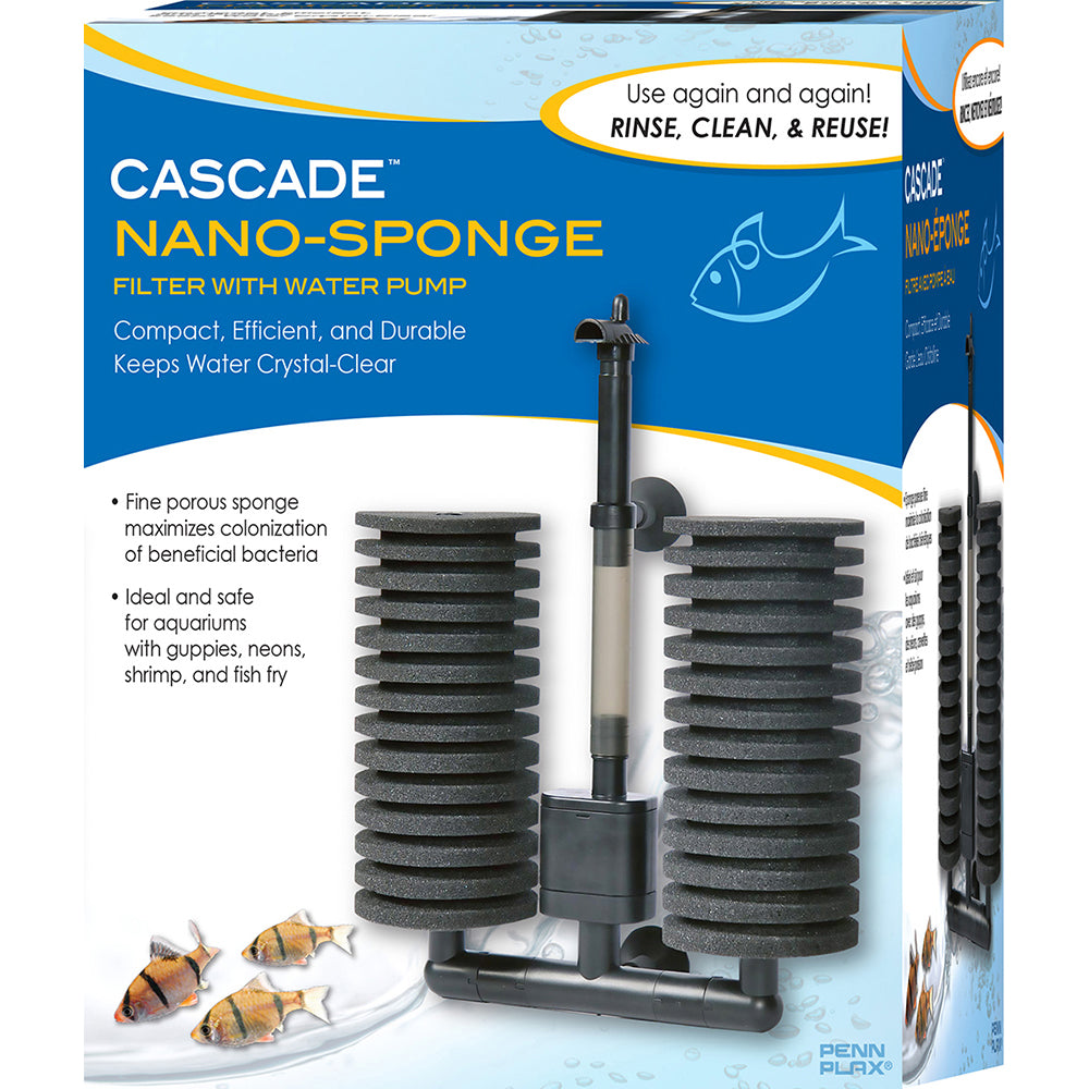 Cascade™ Nano Sponge Filter with Water Pump - Large