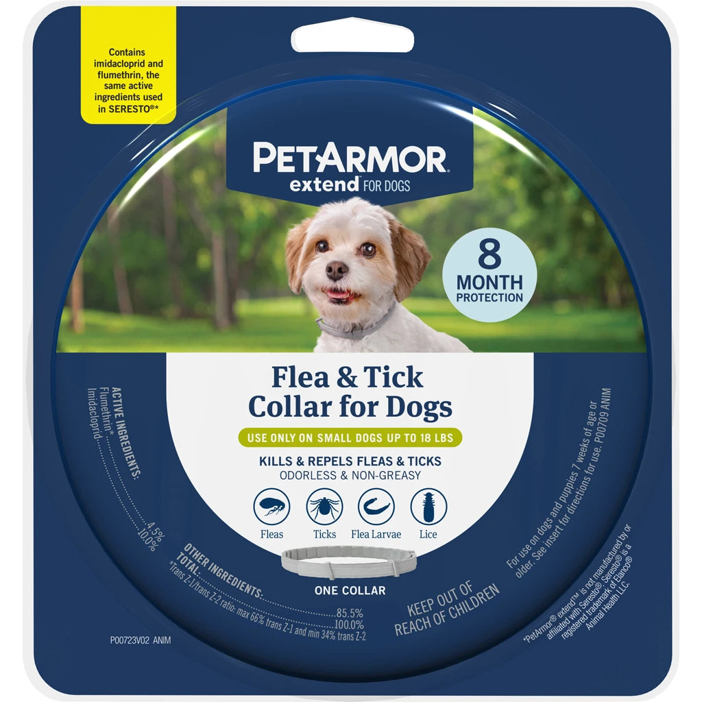 PETARMOR EXTEND FLEA AND TICK COLLAR FOR SMALL DOGS