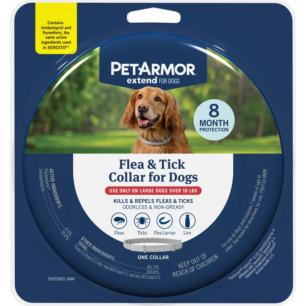 PETARMOR EXTEND FLEA AND TICK COLLAR FOR LARGE DOGS