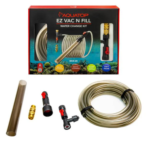 AQUATOP 25Ft Aquarium Vacuum and Refill Kit