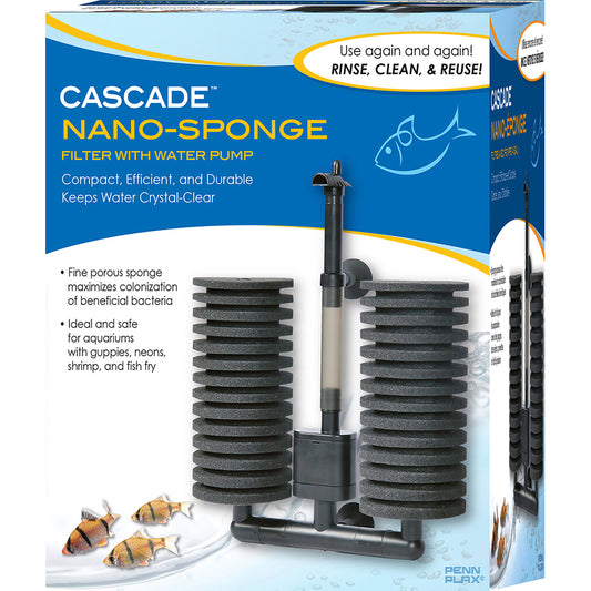 Cascade™ Nano Sponge Filter with Water Pump - Large