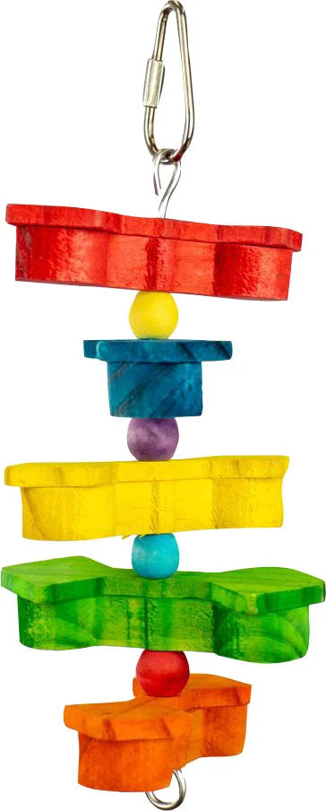 HAPPY BEAKS TWISTY TWEET & TREAT BIRD TOY