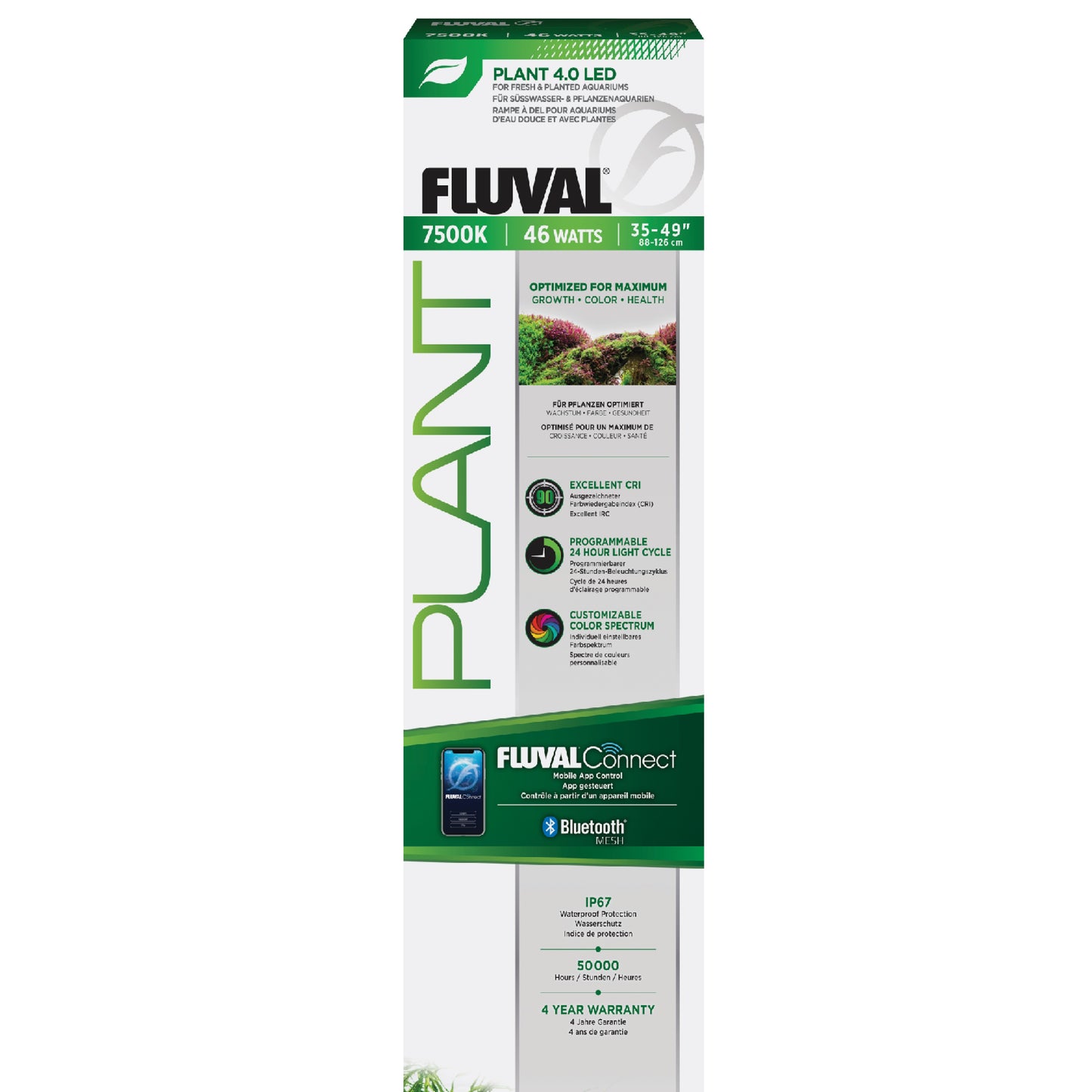 Fluval Plant Light 4.0 LED 46 watt 35-49"