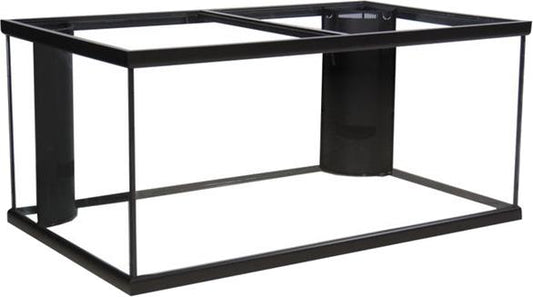 Marineland Corner-Flo Aquarium Black 120 gal with 1 Overflow 48" x 24" x 24"