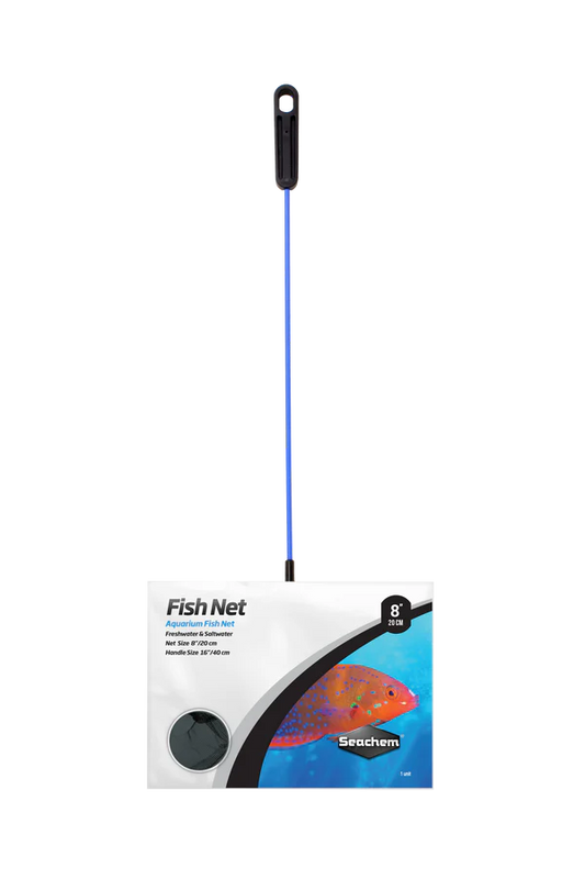 Fish Net 8" Fine Mesh- Long Handle