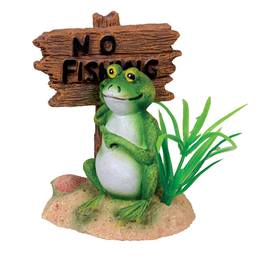 Underwater Treasures "No Fishing" Frog