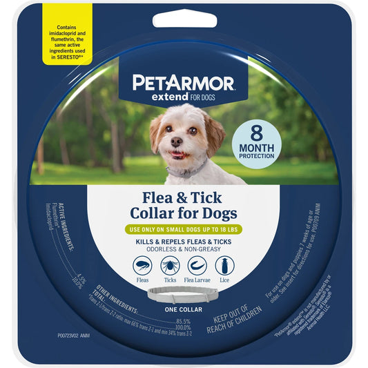 PETARMOR EXTEND FLEA AND TICK COLLAR FOR SMALL DOGS