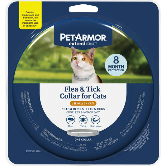 PETARMOR EXTEND FLEA AND TICK COLLAR FOR CATS