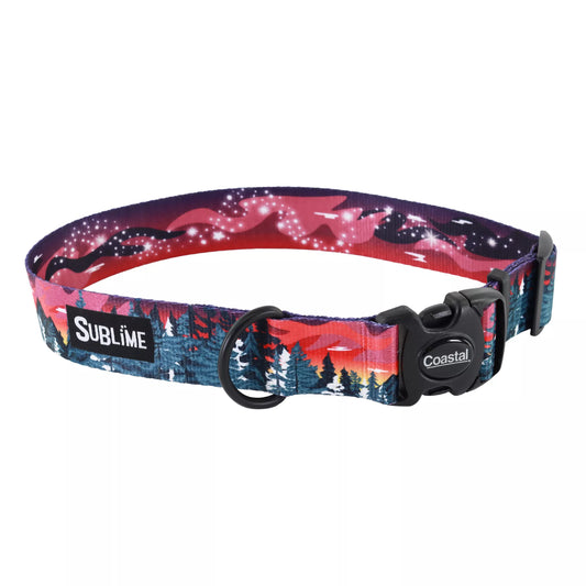 Sublime Adjustable Dog Collar-Purple Mountain LG