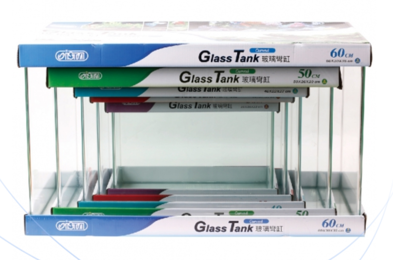 ISTA Curved Corner Glass Tank 45 cm