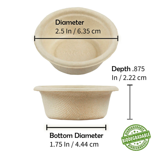 Biodegradable Gecko Feeding Cups 100 ct