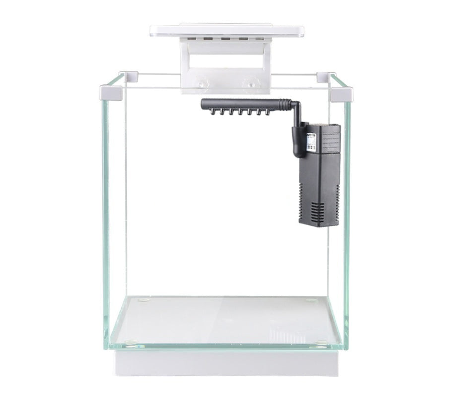H2Pro 2.5 Gallon Glass Rimless Aquarium Kit