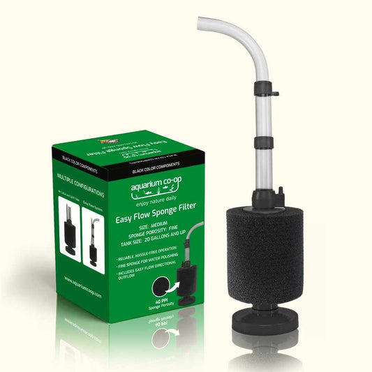 Black Easy Flow Sponge Filter Large (fine)