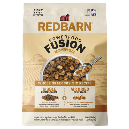 Redbarn Fusion Whole Grain Dry Dog Food Sky Mix 20lb